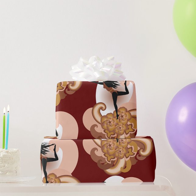 Papel De Regalo Mujer haciendo yoga (Subido por el creador)