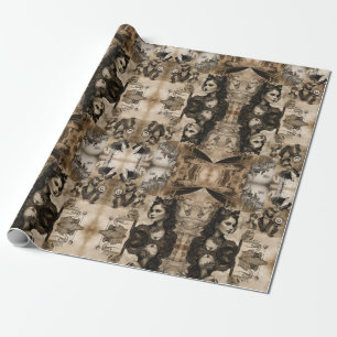 Papel De Regalo Mujeres de Steampunk