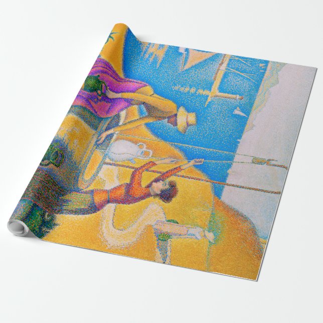 Papel De Regalo Mujeres en el pozo, Signac (Desenrollado)