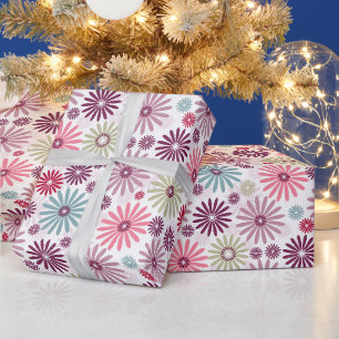 Papel De Regalo Multicolor étnico floral sin costuras pastel
