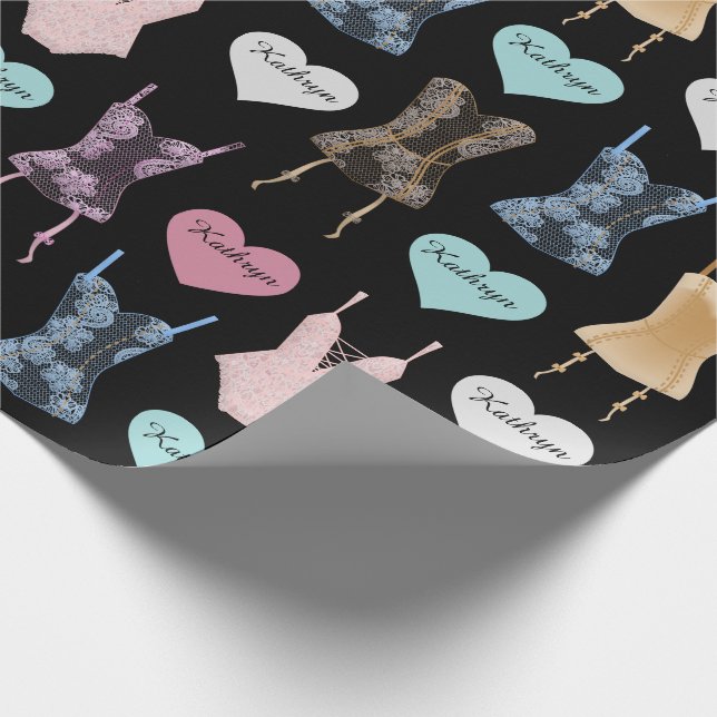 Papel De Regalo Multiocasión de Lingerie personalizada (Esquina)