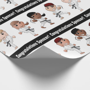 Papel De Regalo Múltiples ocasiones de artes marciales personaliza