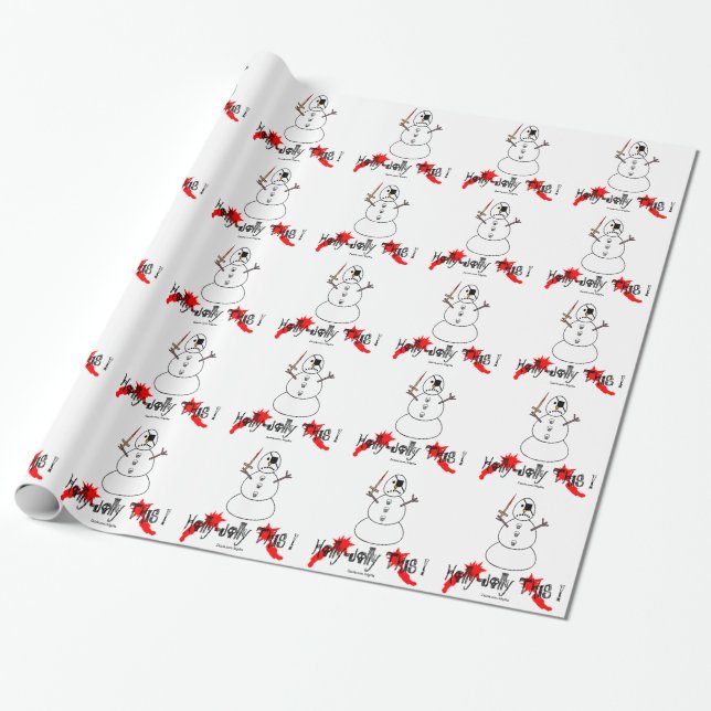 Papel De Regalo Mún escarchado (Desenrollado)