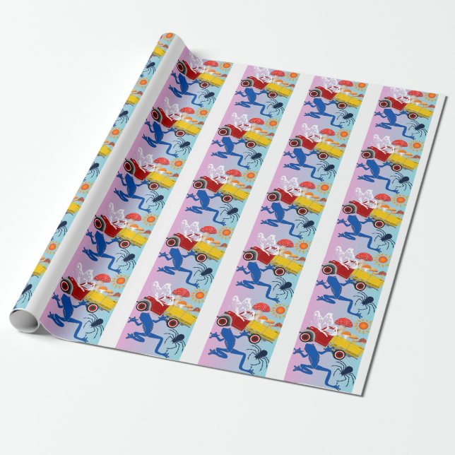Papel De Regalo Mundo de maravillas (Desenrollado)