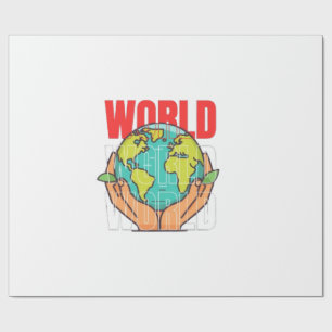 Papel De Regalo Mundo – Diseño de Globo de Aventura de Viaje