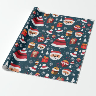 Papel De Regalo Mundo Mágico de Navidad
