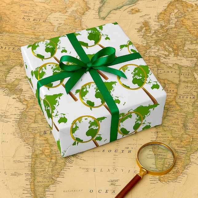Papel De Regalo Mundo Verde (Subido por el creador)