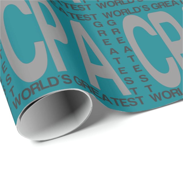 Papel De Regalo Mundos CPA más grande (Esquina del rollo)