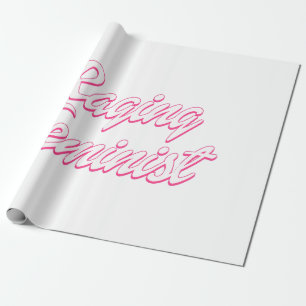 Papel De Regalo Muñeca Feminista Furiosa