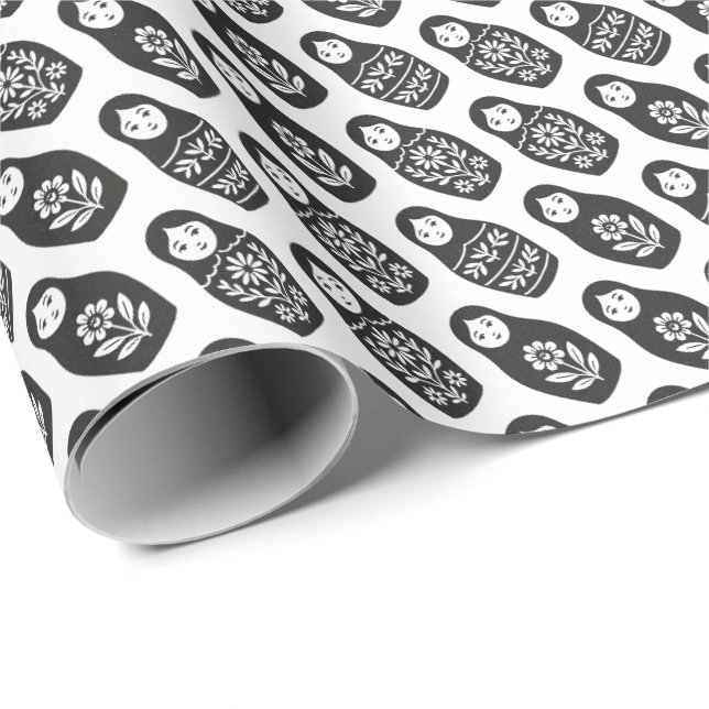 Papel De Regalo Muñecas Rusas (Esquina del rollo)