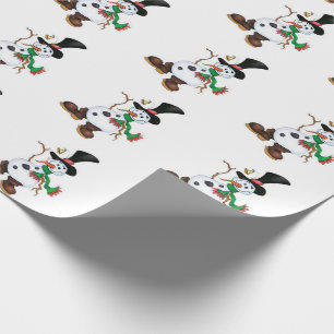 Papel De Regalo Muñeco de nieve adorable