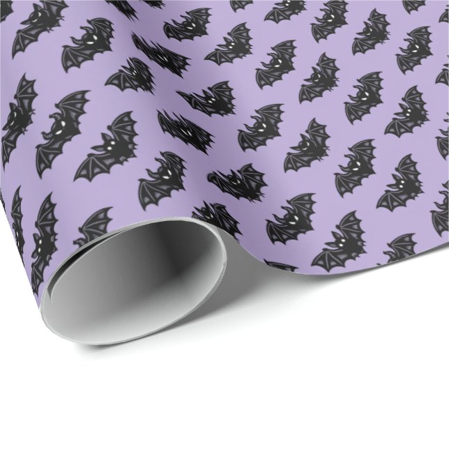 Papel De Regalo Murciélagos (Esquina del rollo)