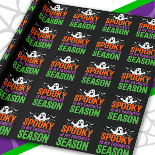 Papel De Regalo Murciélagos Fantasmales De La Temporada De Terror