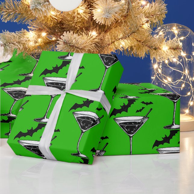 Papel De Regalo Murciélagos Martini (Vacaciones)