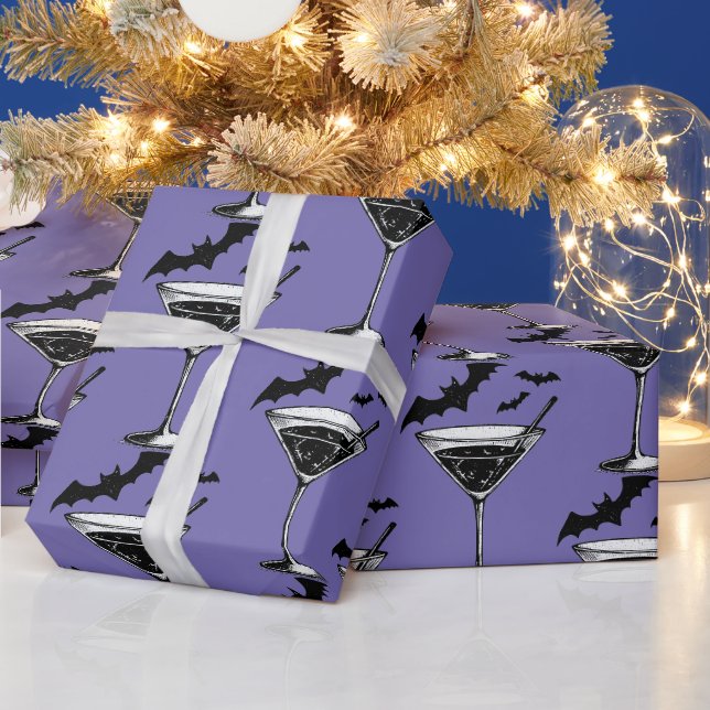 Papel De Regalo Murciélagos Martini (Vacaciones)