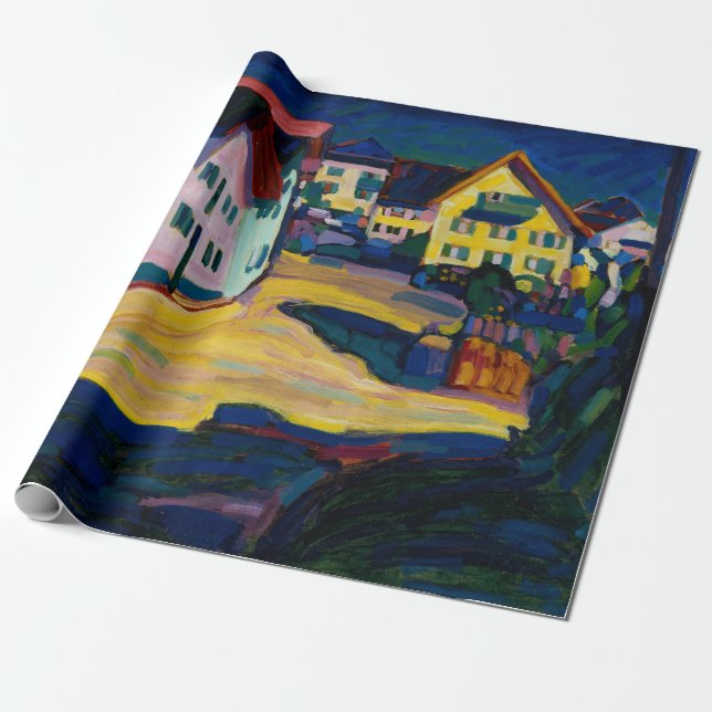 Papel De Regalo Murnau Burggrabenstrasse 1 - Wassily Kandinsky (Desenrollado)