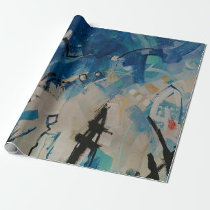 Papel De Regalo Muro abstracto multicolor