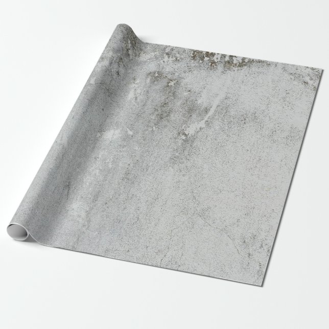 Papel De Regalo Muro de mortero gris negro (Desenrollado)