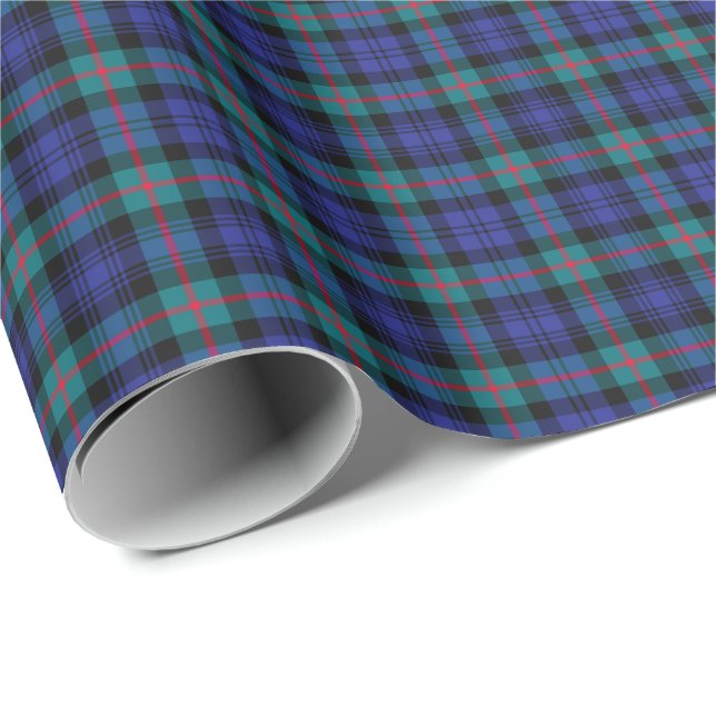 Papel De Regalo Murray Modern Clan Tartan (Esquina del rollo)