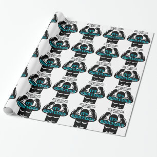 Papel De Regalo músculos tan fuertes que es ridículo