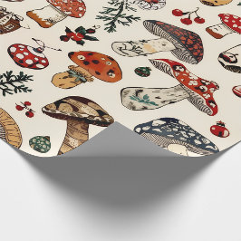 Papel De Regalo Mushroom