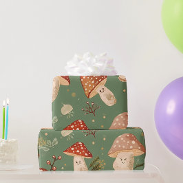 Papel De Regalo Mushroom