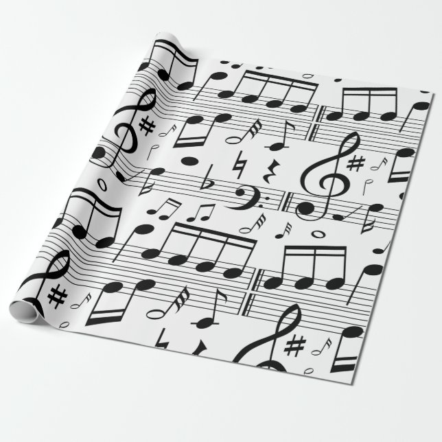 Papel De Regalo Música (Desenrollado)
