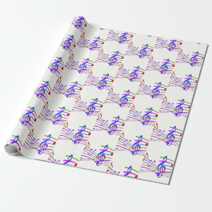 Papel De Regalo música arcoíris