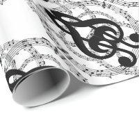 Música de imagen espejo en blanco y negro