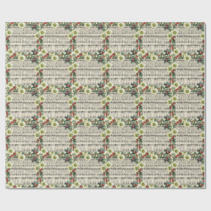 Papel De Regalo Música de Navidad, Alegría al Mundo,