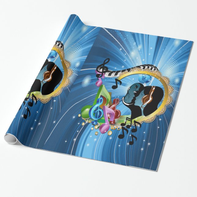 Papel De Regalo Música para el alma (Desenrollado)