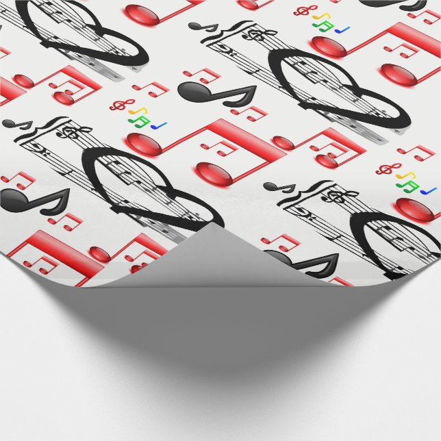 Papel de regalo Música Rock (Esquina)