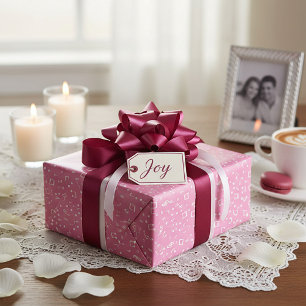 Papel De Regalo Musical Blanco con color de fondo personalizado