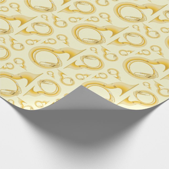 Papel De Regalo Músico de música de banda de música de Sousaphone  (Esquina)