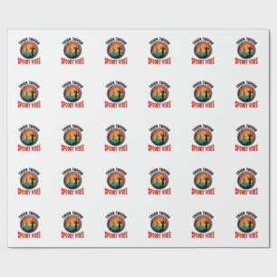 Papel De Regalo Muslos Gruesos Vibraciones Espeluznantes Diseño Vi