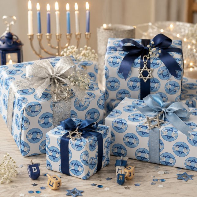 Papel De Regalo Muy Atractivo Hanukkah (Subido por el creador)