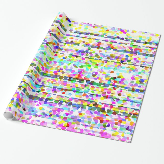 Papel De Regalo MVB Confetti Design (Desenrollado)