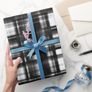 Papel De Regalo MVB Lumber Jack Black & Grey Plantas