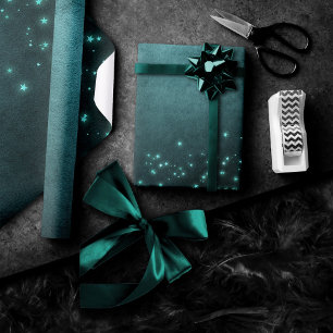 Papel De Regalo Mystic Twilight Stars   Deslumbramiento de la nebl
