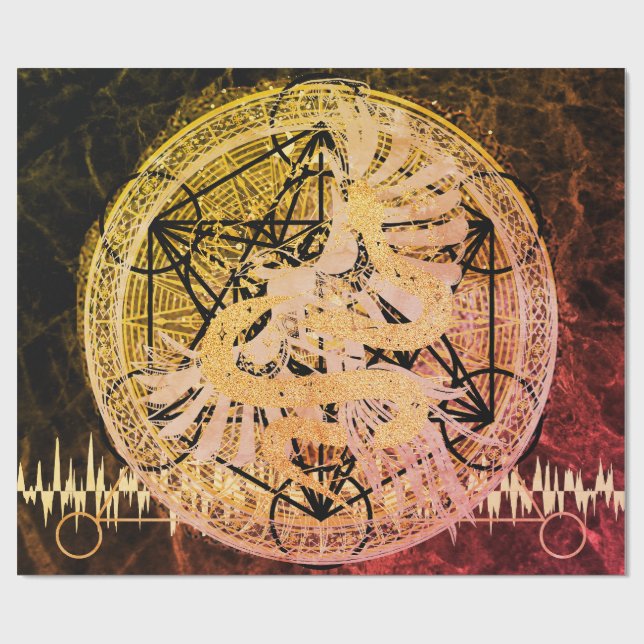 Papel De Regalo Mythica (Superficie plana)