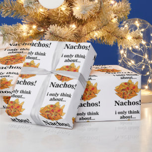 Papel De Regalo Nachos Comida En La Que Solo Pienso En Nachos