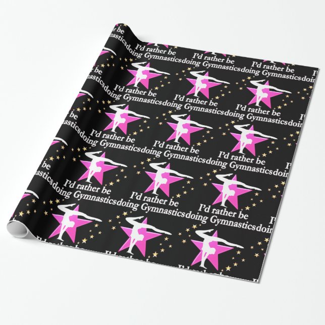 PAPEL DE REGALO NACIDO PARA HACER GIMNASTICA (Desenrollado)