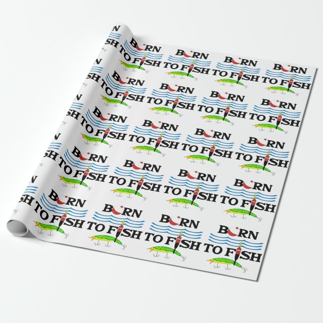 Papel De Regalo Nacido para peces (Desenrollado)