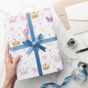 Papel De Regalo Nacimiento de la Corona de la Princesa chicas