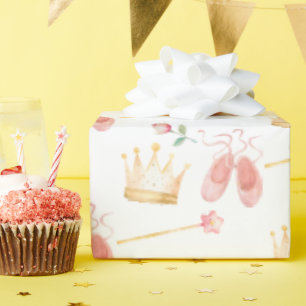 Papel De Regalo Nacimiento de la Niña Rosa de la Hermandad de la P