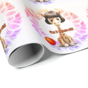 Papel De Regalo Nacimiento de Niña Pequeña