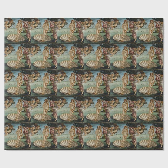 Papel De Regalo Nacimiento de Venus Sandro Botticelli (Superficie plana)