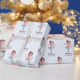 Papel De Regalo Nacimiento del Ballet Ballerina Personalizado