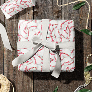 Papel De Regalo Nacimiento del patrón de Baseballs en capas