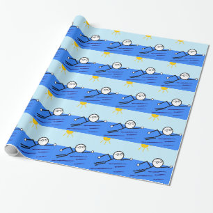 Papel De Regalo Nadador